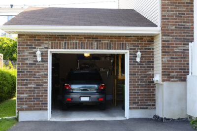 Car in garage