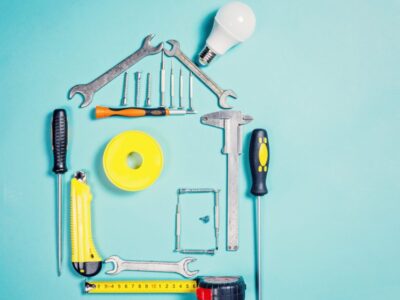 Different home repair tools