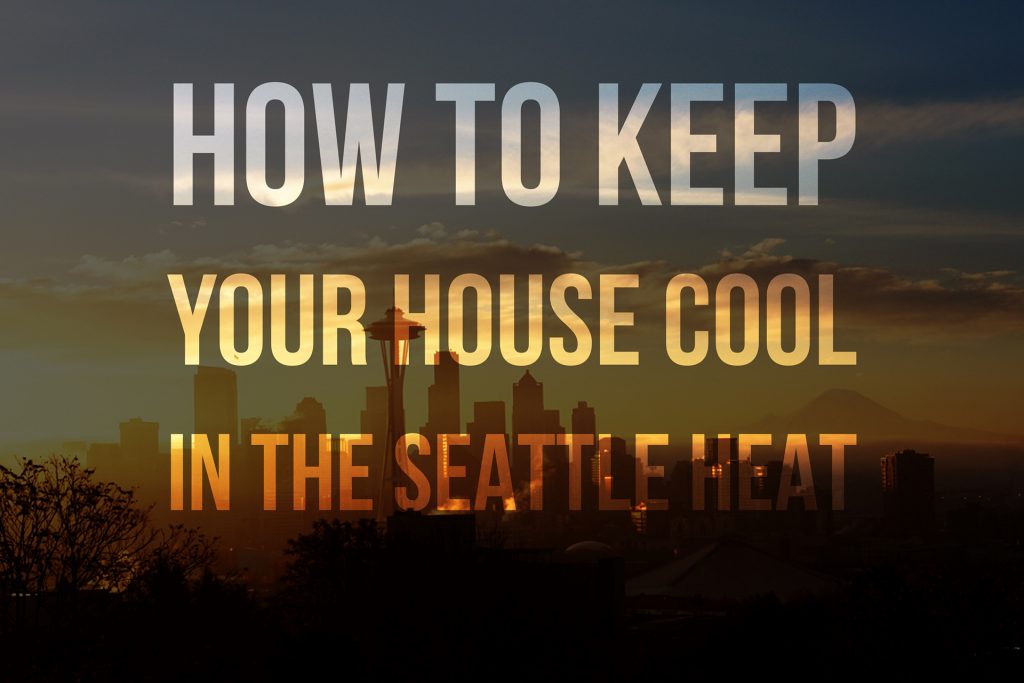 Poster about how to keep your house cool